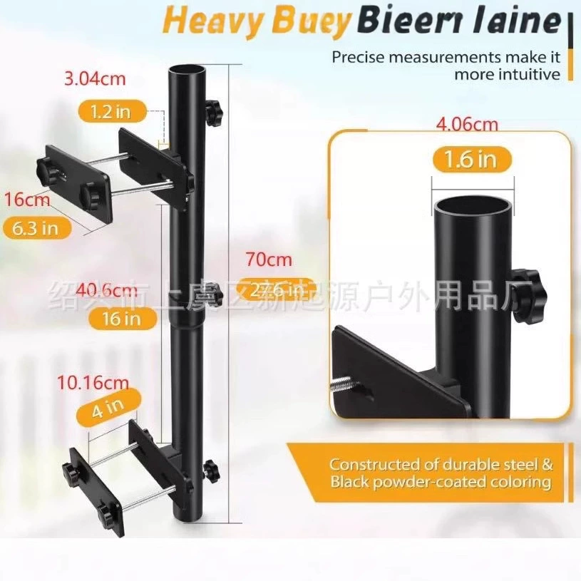 Новая модель для трансграничной торговли: разборная двухсекционная опора для зонта (решетка/столб) для уличного использования, для зонта от солнца и для патио