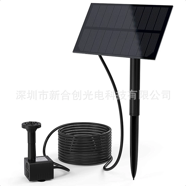 Фабрика прямые поставки солнечный фонтан Солнечный штекер фонтан Солнечный водяной насос Садоводство пейзаж Рокарий фонтан