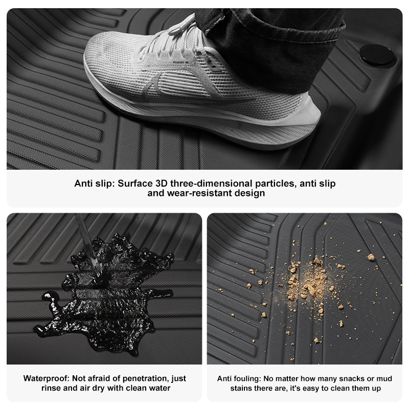 24 테슬라 사이버 트럭 사이버 자동차 매트 전체 TPE 매트 앞 트렁크 매트에 적합