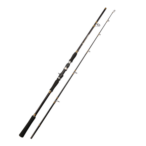 Lei Qiang Rod Black super hard Lei Qiang Rod XXH Heavy Thunder 2.7m 3m anchor rod straight handle gun handle Luya rod black fishing rod