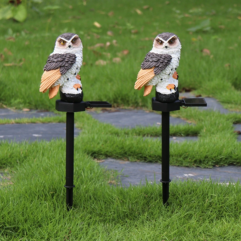 Travel statue solar-powered, Amazon, owl