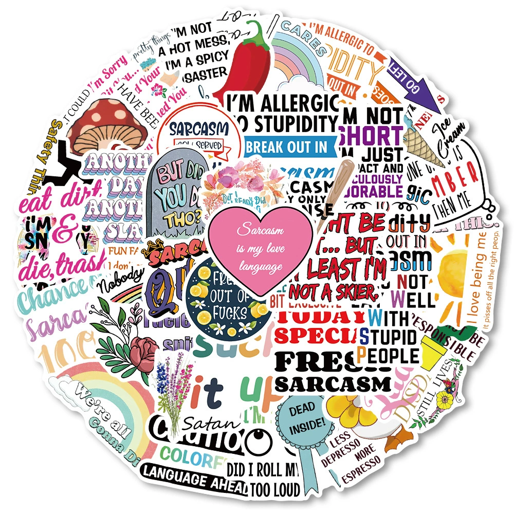 50 шт. Трансграничные творческие жесткие эффектные наклейки декоративные гитара ноутбук багаж наклейки на чашку для воды водонепроницаемые