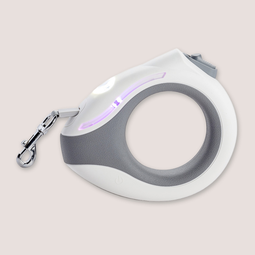 Correa retráctil automática para perros de dos colores – producto para mascotas de moda y multicolor, envío rápido.