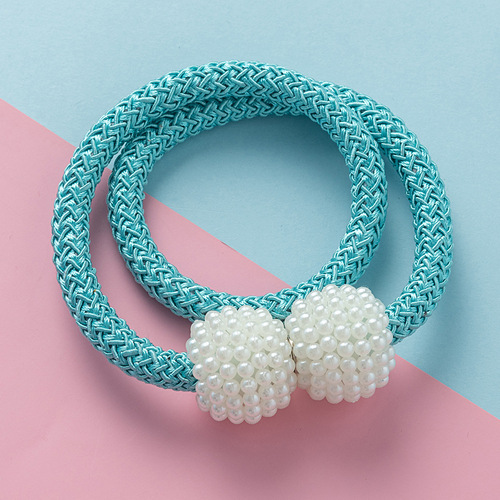 New magnet curtain tie strap European style living room creative curtain buckle hook tie rope curtain clip magnet buckle