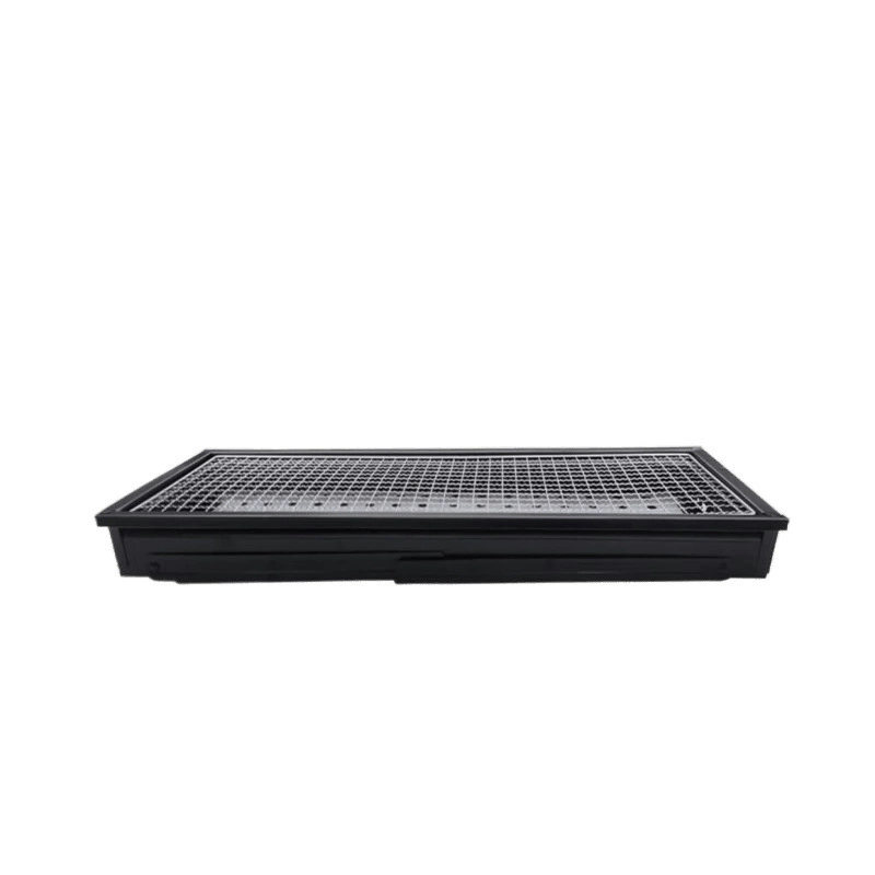 Thickened barbecue grill foldable pull-out grill drawer outdoor stove tool set