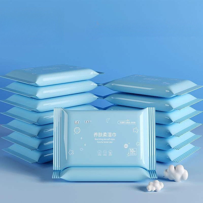 Cute Multi-Pack Baby Wipes, Portable Alcohol Wipes for Sterilization and Disinfection, Simple for Students and Adults at Home