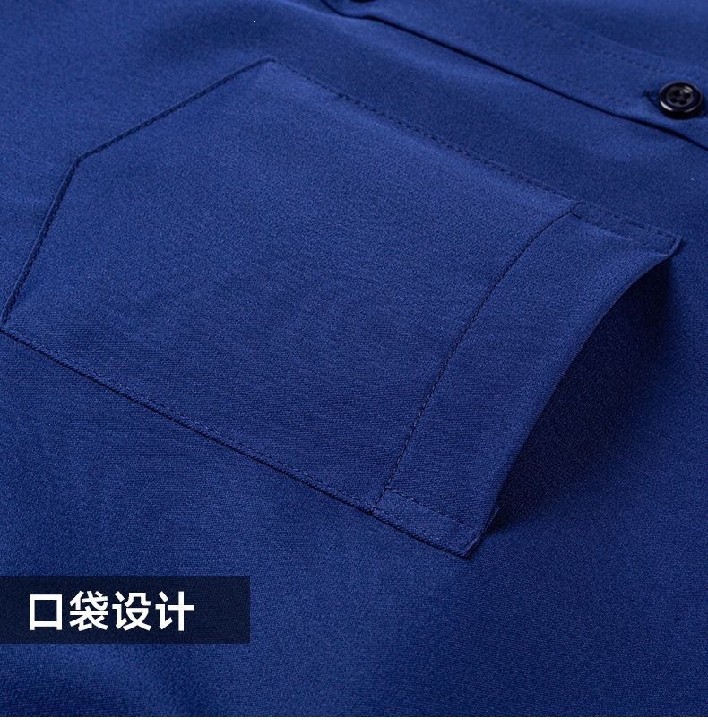 Áo sơ mi ngắn tay nam chất liệu Ice Silk chống nhăn form rộng — Li - [Băng lụa ngắn tay màu xanh bảy màu] - XS, [Băng lụa ngắn rượu đỏ] - XS, Li - [Băng lụa ngắn tay trắng] -XS, Li - [Băng lụa ngắn tay đen] - XS chi tiết 24