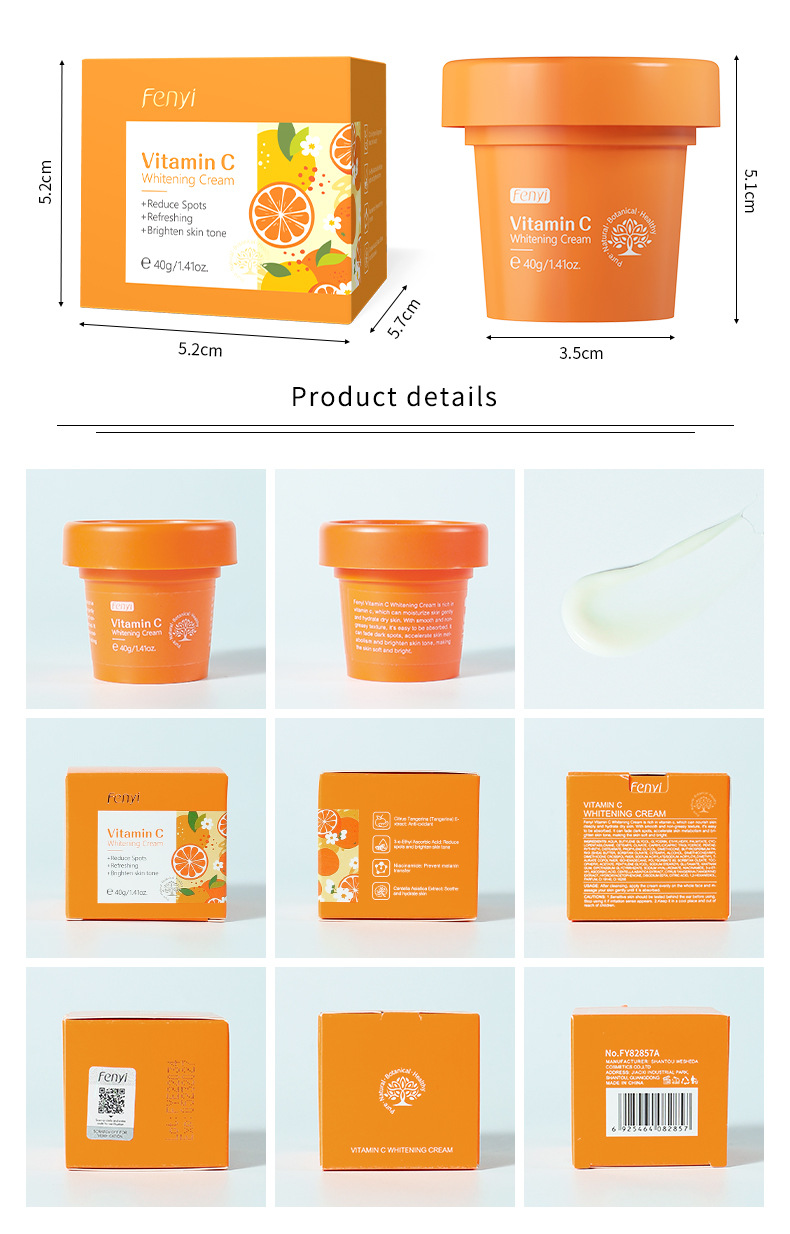 FENYI Vitamin C Cream 40g Hydrating and Moisturizing Cross-border Shrimp Skin Care Products and Cosmetics wholesale undefined