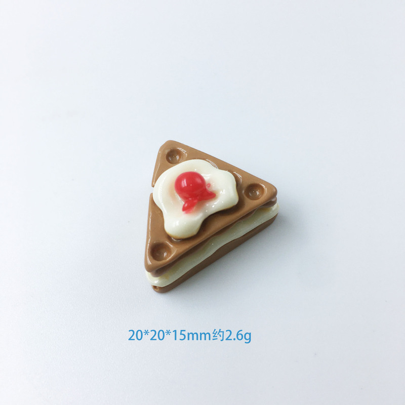 食玩亮面奶油水果蛋糕盲袋仿真树脂配件幼儿园摆件DIY挂件冰箱贴|undefined
