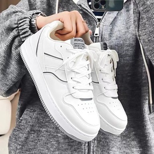 White shoes men's summer breathable trendy all-match white shoes high-grade white sneakers sports casual men's shoes summer