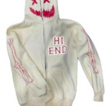 Cross-border New Full-face Zipper Sweater European and American Popular Men's Street Sweater Halloween Cardigan Sweater 1028