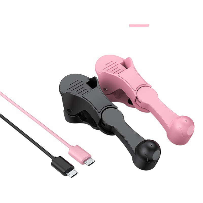 Muy popular B- 02 teléfono móvil clicker de pantalla inteligente plug-in de Clicker dispositivo de contacto físico transmisión en vivo auxiliar de silencio