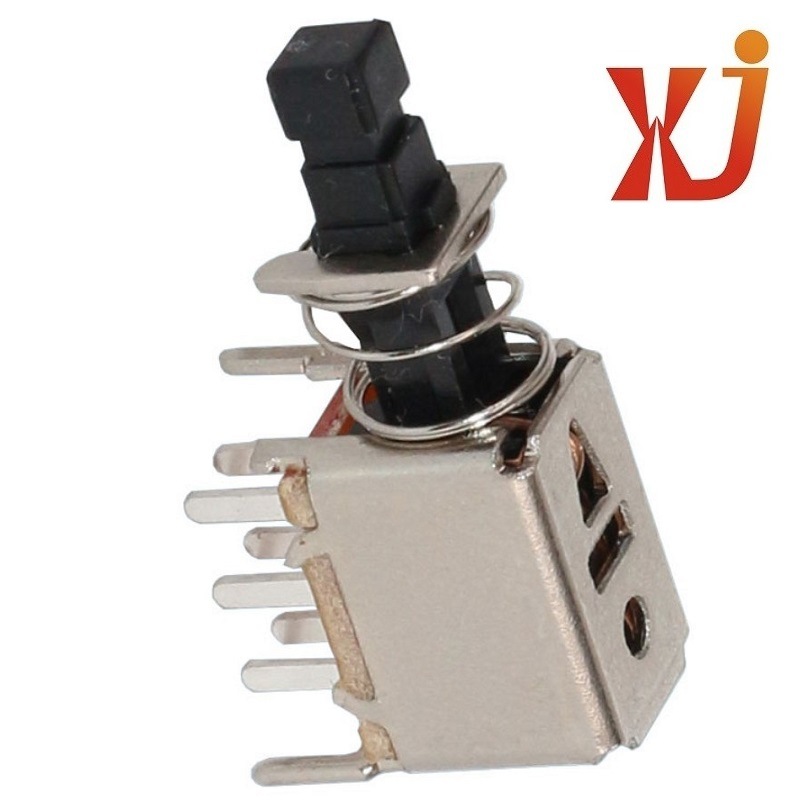 耐温推动按键开关直脚 厂家直键开关常开 批发 无声复位开关无锁