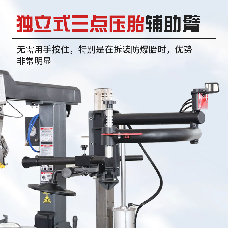 立拓 全自动翻转鸟头轮胎扒胎机 汽车拆胎后仰三点压胎拆装机E18