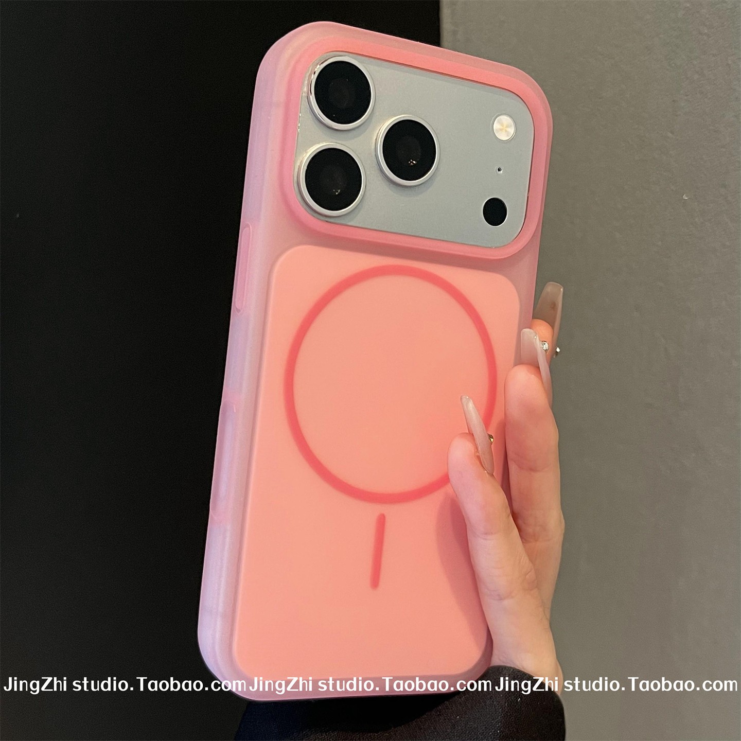 Aplicable para iPhone17promax caso de teléfono celular gelatina líquida silicona absorción de silicona 15 cubierta 16