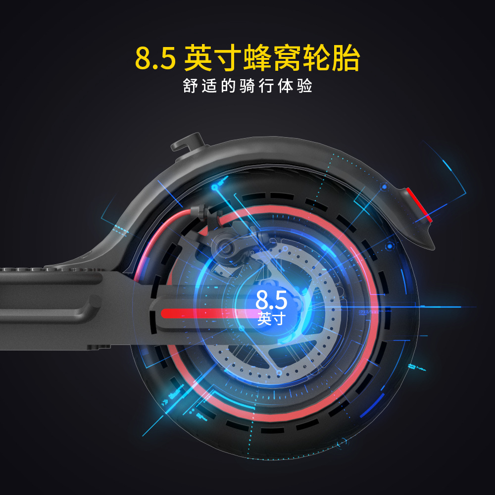 Factory Wholesale 36V8.5 Inch Foldableing Electric Scooter Adult Electric Mobility Scooter Cross-Border M365 Scooter