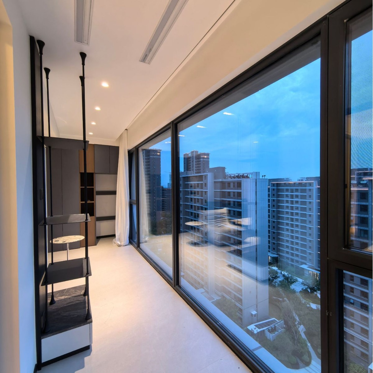 Foshan Door and Window Factory Wholesale Broken Bridge Aluminum Alloy Windows Bedroom Living Room Silent Window Home Balcony Floor-To-Ceiling Window