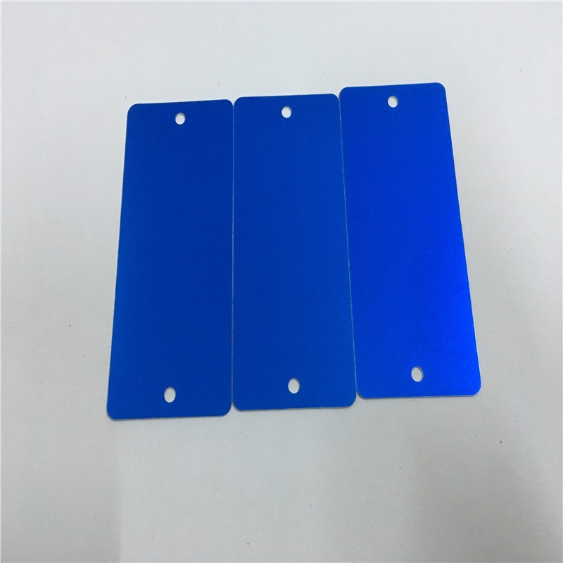 专业阳极氧化铝板 彩色铝牌 铭牌倒角打孔 机器面板氧化 激光切割