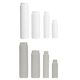 Xumin Packaging 45ml Rotary Vacuum Bottle Sample Replaceable PP Liner Bottling 25ml Dummy White Lotion Bottle