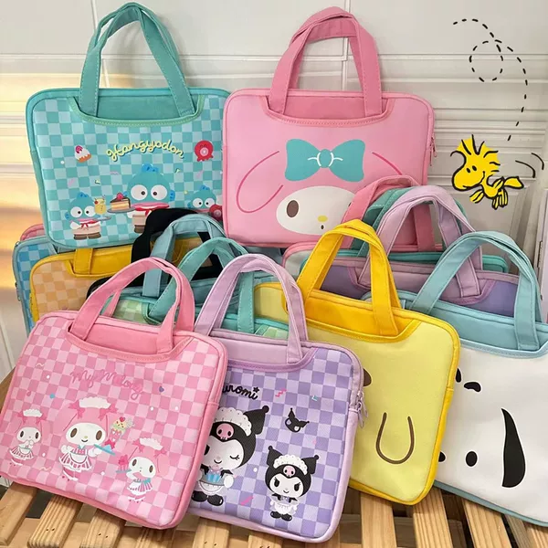 Cute and soft style laptop bag, small handbag, iPad tablet shockproof storage bag, Meile