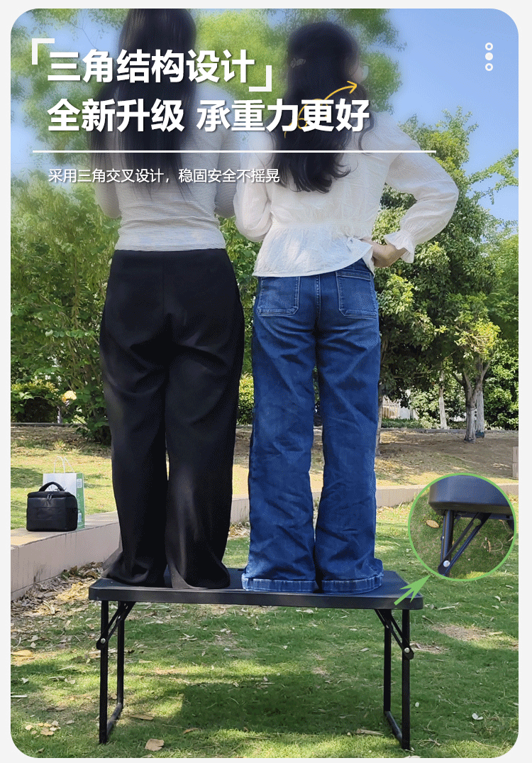 Suitable for Upgraded Tesla Y Small Table Trunk Table Car Camping Style Foldableing Small Table