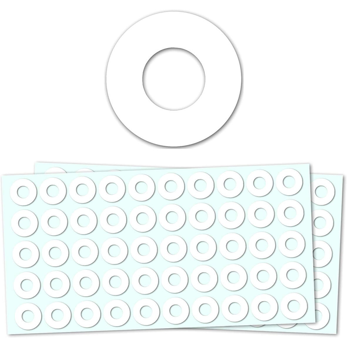 现货热销活页本护孔贴不干胶保护贴Hole Reinforcement Sticker