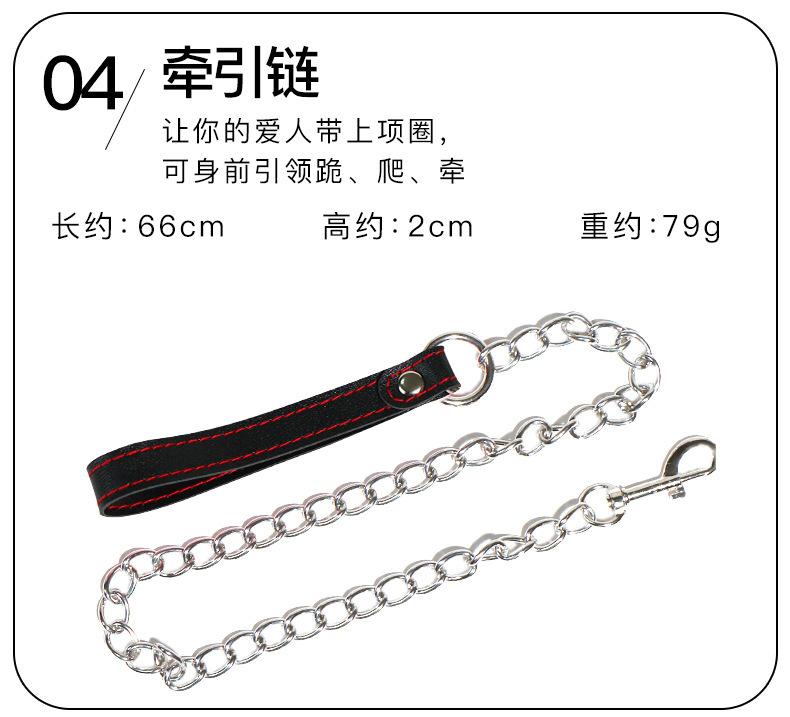 SM Binding Set with Nipple Clamps, Handcuffs & Low-Temperature Candles — detail image 15