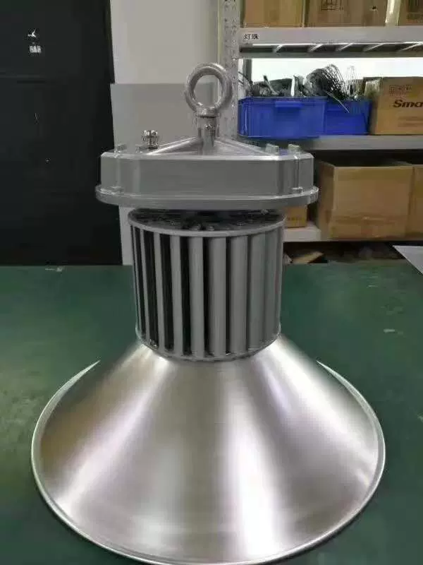 月阳LED铜管工矿灯100W工厂灯仓库车间工业照明吊灯热管工矿灯