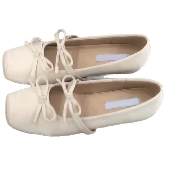 2026 zapatos de ballet de arco cuadrado de verano suaves zapatos de estilo francés de altura interior zapatos Mary Jane zapatos de ventano de noche