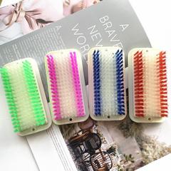 2 Yuan Store 887 Colored Plastic Bristle Clothes Brush Plastic Square Brush 2 Yuan Store Supply Wholesale Large Plastic Square Shoe Brush