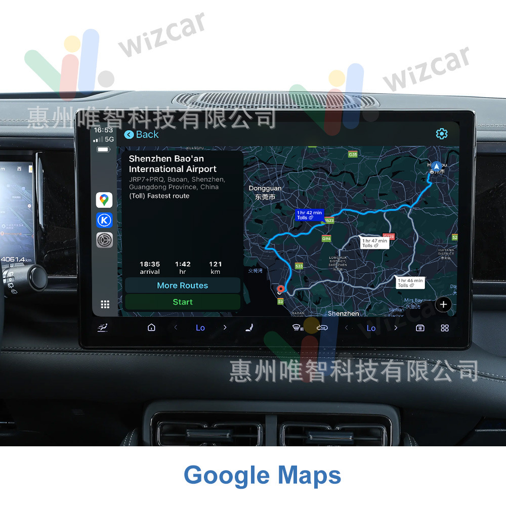 BYD Leopard 3 5 7 8 FangChengBao WIZCAR E01 Google Map Spotify Music Multilingual Apple CarPlay Android Auto for Chinese Version