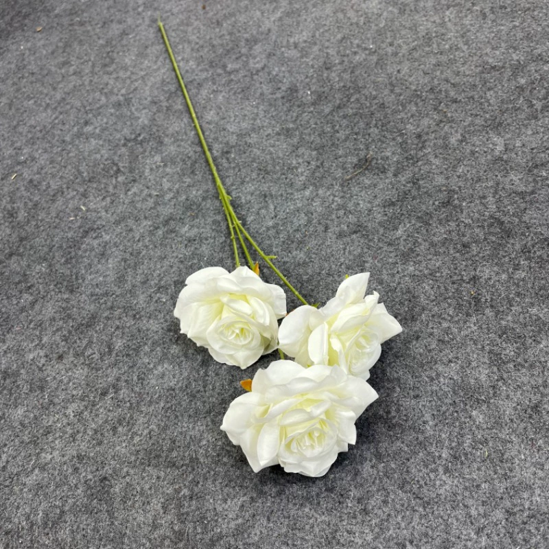  Diamond Rose Gradient Powder Simulation Flower Wedding Wedding Living Room Simulation Flower 3 Diamond Rose Single Single
