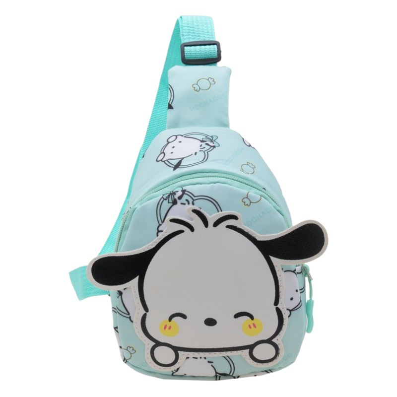 Bolsos para niños nuevo bolso de pecho lindo de dibujos animados japoneses ultraligero portátil niño niña al aire libre ocio bandolera