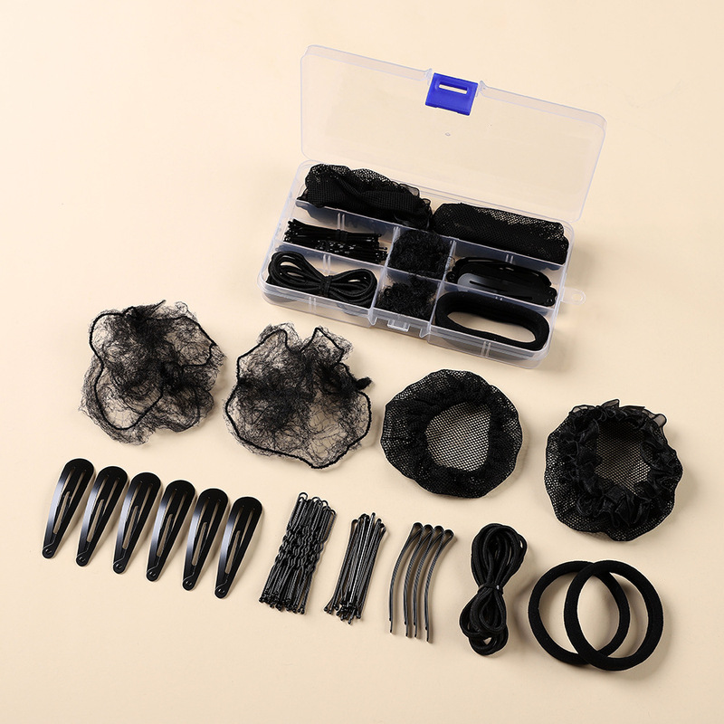 Basic Boxed Ballet Dance Test Grade Art Test Black Headwear Hair Net Hairpin Hairband U-shaped Clip Hair Set Basic Boxed Ballet Dance Test Grade Art Test Black Headwear Hair Net Hairpin Hairband U-shaped Clip Hair Set