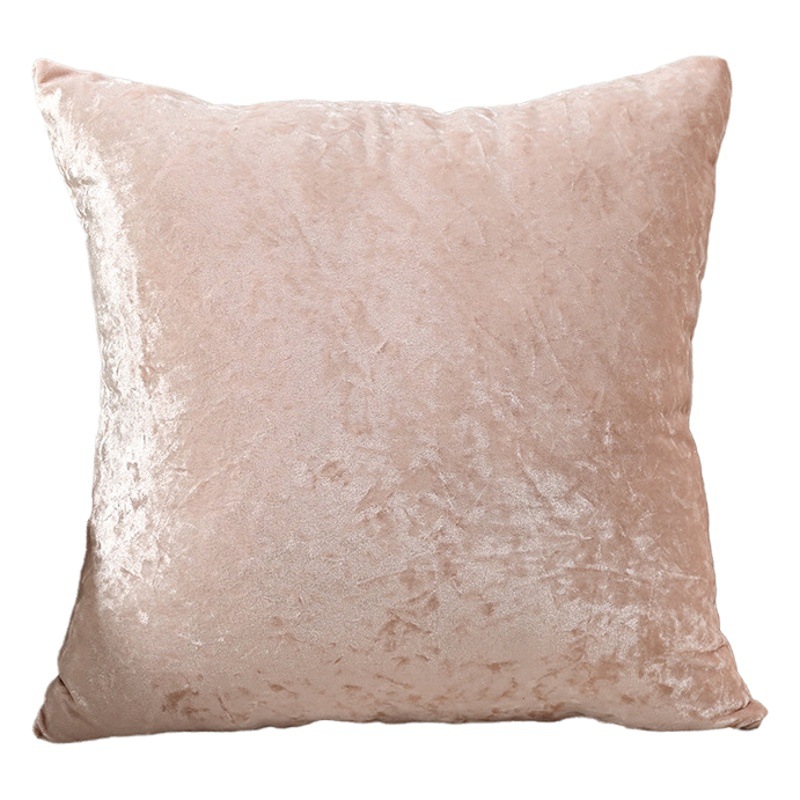Funda de almohada de terciopelo de diamantes de oro elástico de color sólido transfronterizo, funda de cojín cuadrada, funda de cojín para sofá de sala de estar, funda de almohada sin núcleo de almohada
