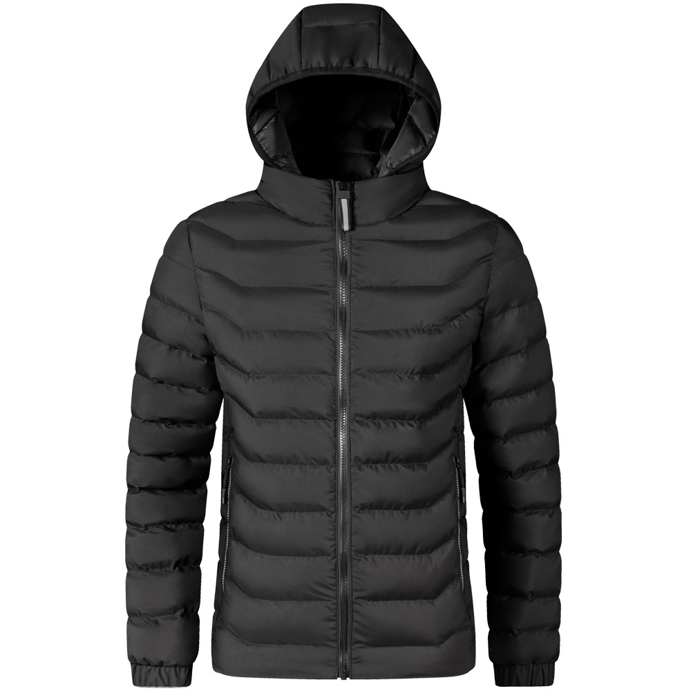 Transfronterizos de algodón hombre abrigo grande 2024 nuevo comercio exterior de ropa de hombre Amazon otoño invierno fabricantes de ropa de algodón ligera al por mayor