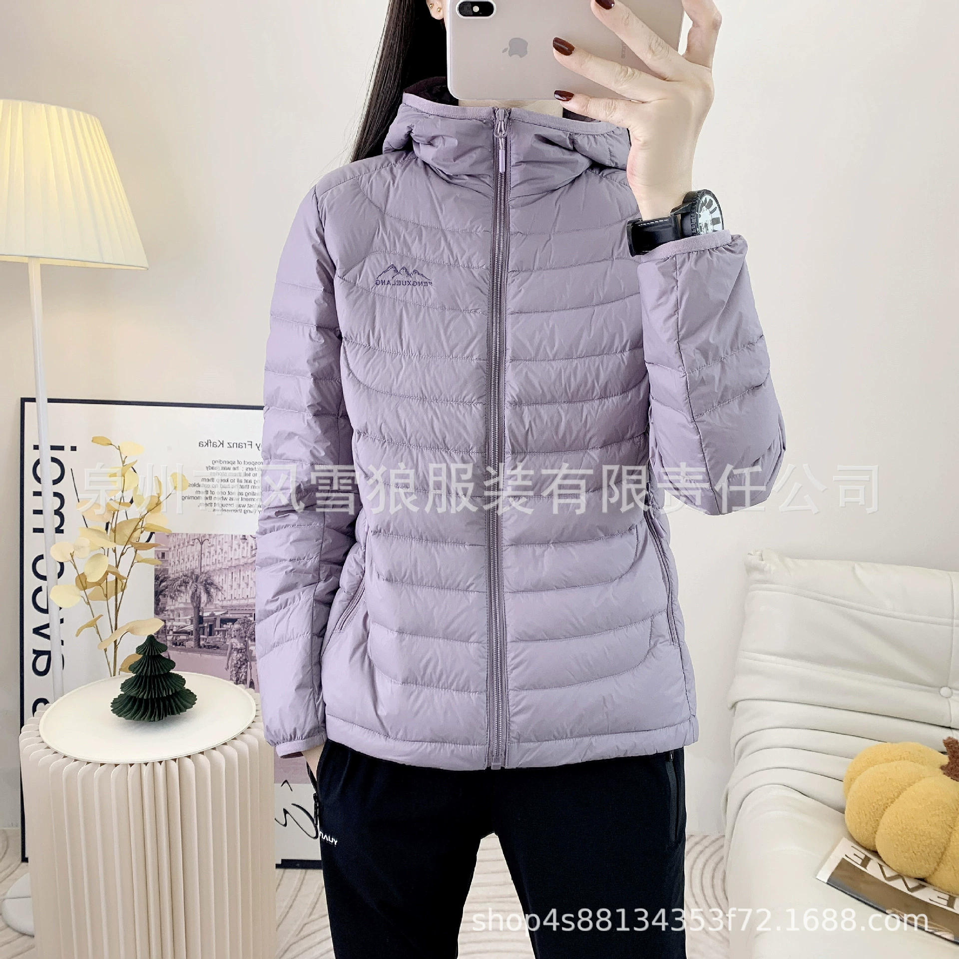 Keep warm travel windproof waterproof down jacket for leisure, increased thickness, for middle age, plus size