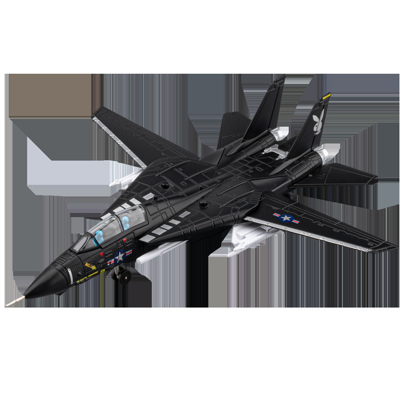 车致合金战斗模型F-14雄猫战斗机仿真航模可发射声光玩具轰炸机|undefined