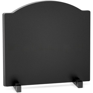 Cross-Border Temu 19inch Fireplace Back Fire-Iron Fireplace Back Plate with Feet | Fireplace Wall Protection Fireproof Heat Insulation Board