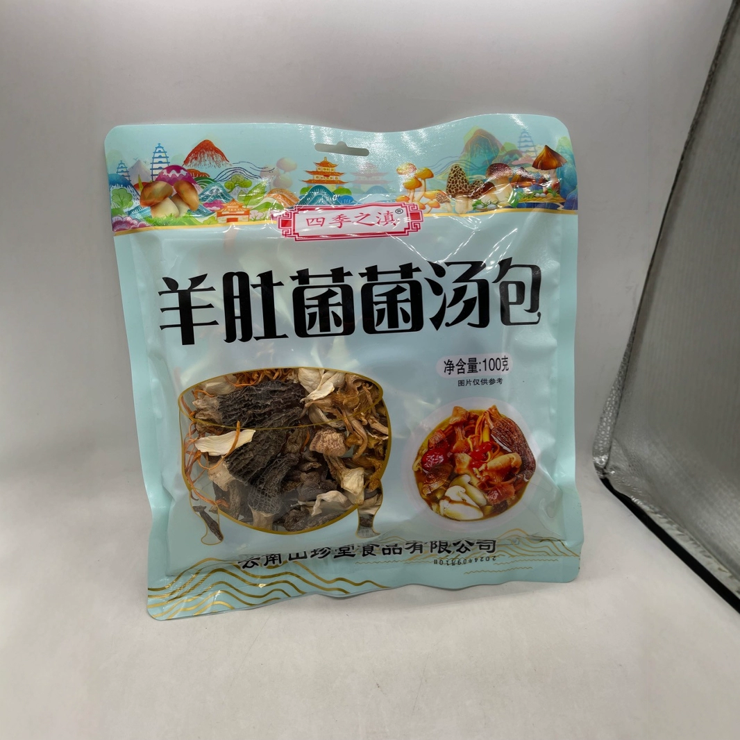 Yunnan грибной суповый суп Yunnan специализированный сухой продукт суп суп суп суп сморчки грибной суп оптовая продажа 100 г