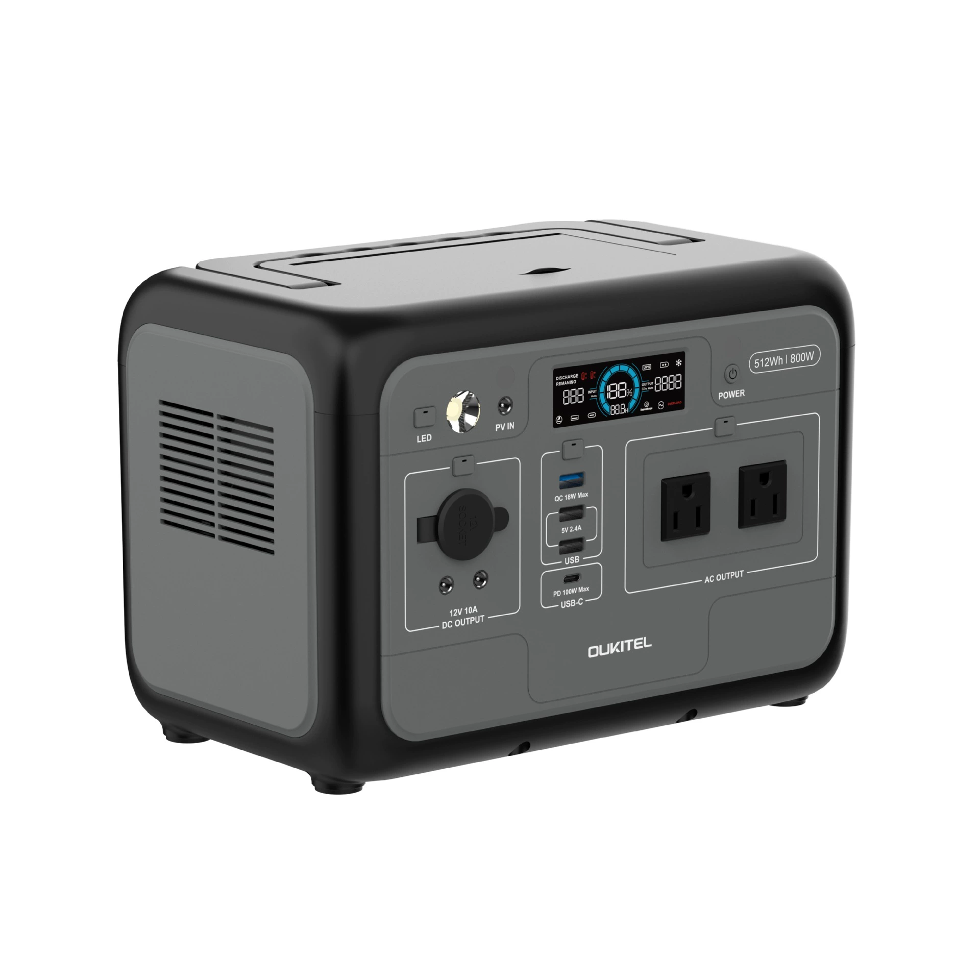 Портативный ручной источник питания для кемпинга на заказ, 800W