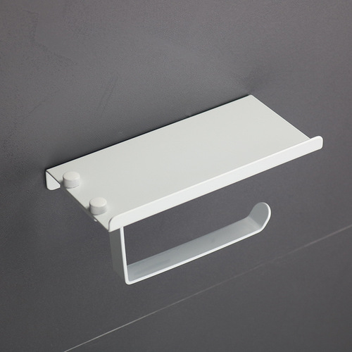 Space aluminum mobile phone paper towel holder bathroom roll paper holder storage and organization toilet paper holder bathroom mobile phone paper towel holder