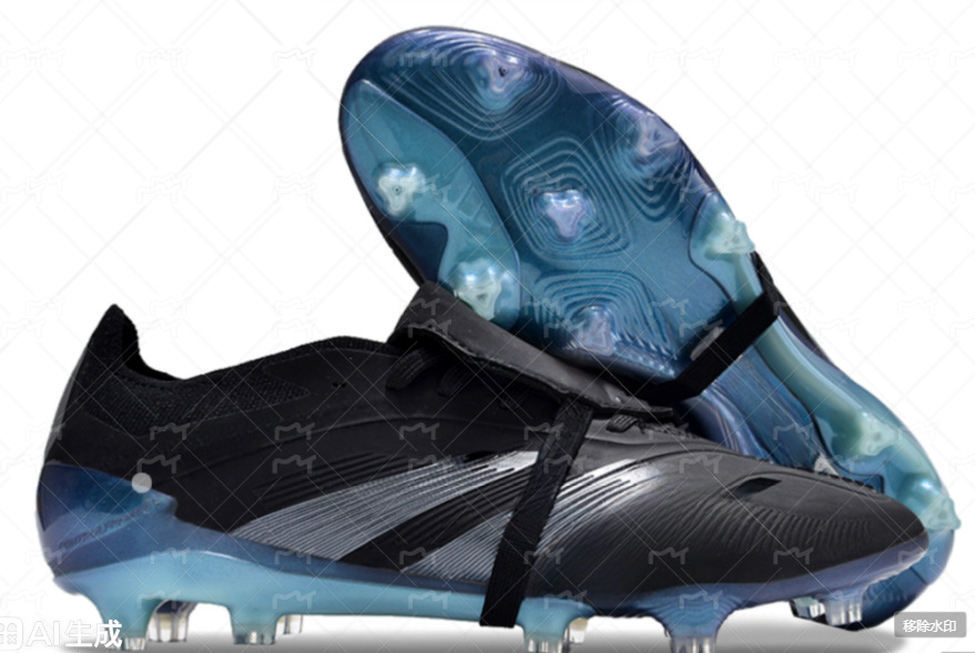 Zapatos de fútbol FG de caña alta, muy vendidos en el extranjero, completamente tejidos con cordones, un par disponible para la venta, buscamos agentes.