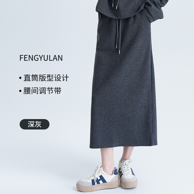 锋与兰 早秋季套装裙两件套女装搭配一整套休闲运动连帽卫衣套装|undefined
