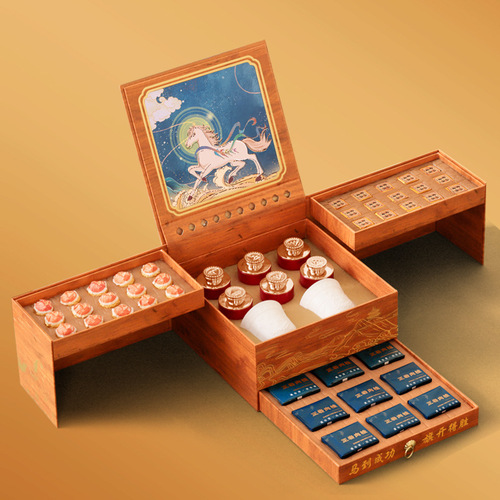 Big Red Robe Cinnamon Rock Tea High-End Gift Box Tea Small Can Black Tea Jin Jun Mei Wholesale Gift Gourmet Tea