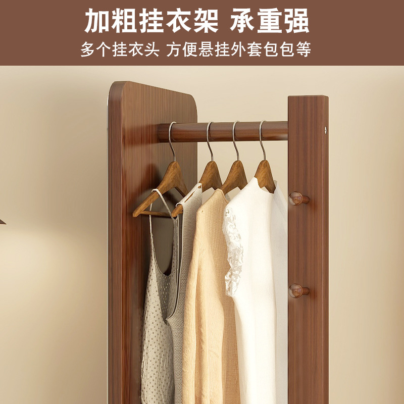 Espejo de cuerpo entero giratorio personalizado, espejo de piso, dormitorio doméstico, ajuste móvil, espejo grande, perchero, espejo de cuerpo entero