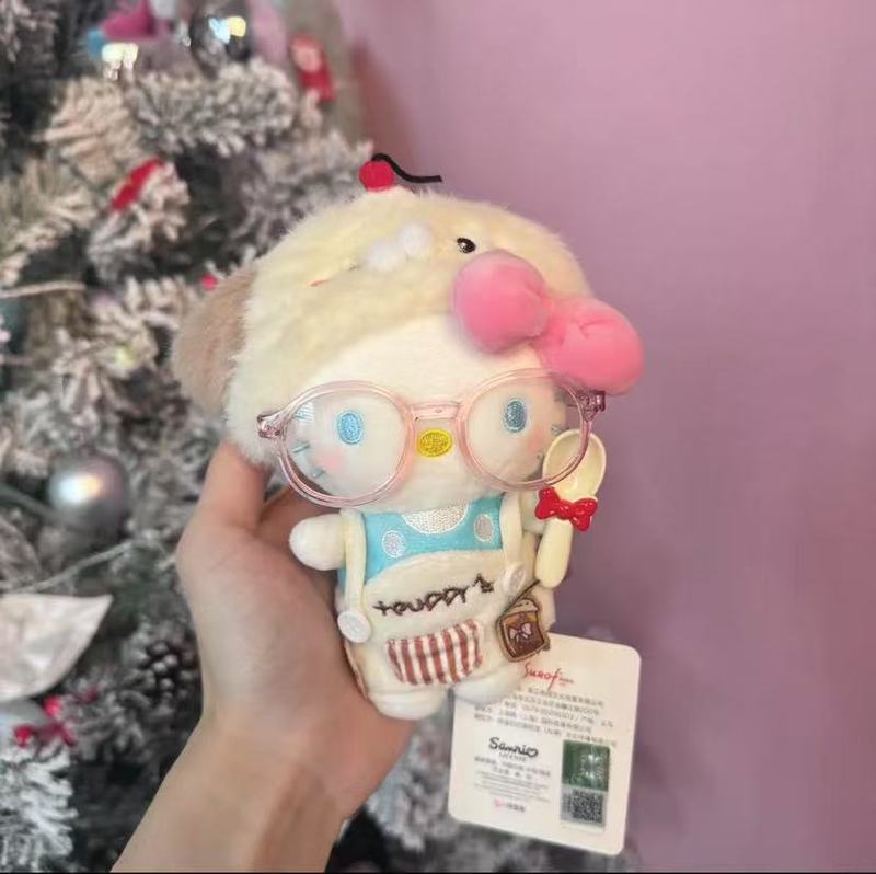 正版三丽鸥hellokitty包挂件可爱玩偶毛绒钥匙扣公仔diy生日礼物|undefined