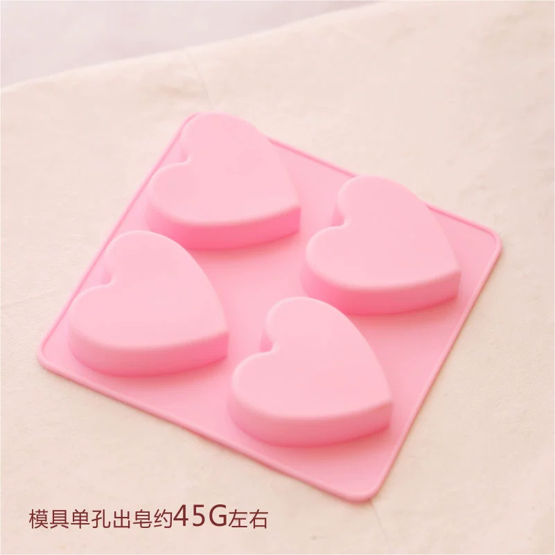 Acrylic compact handmade soap, silicone mold reusable