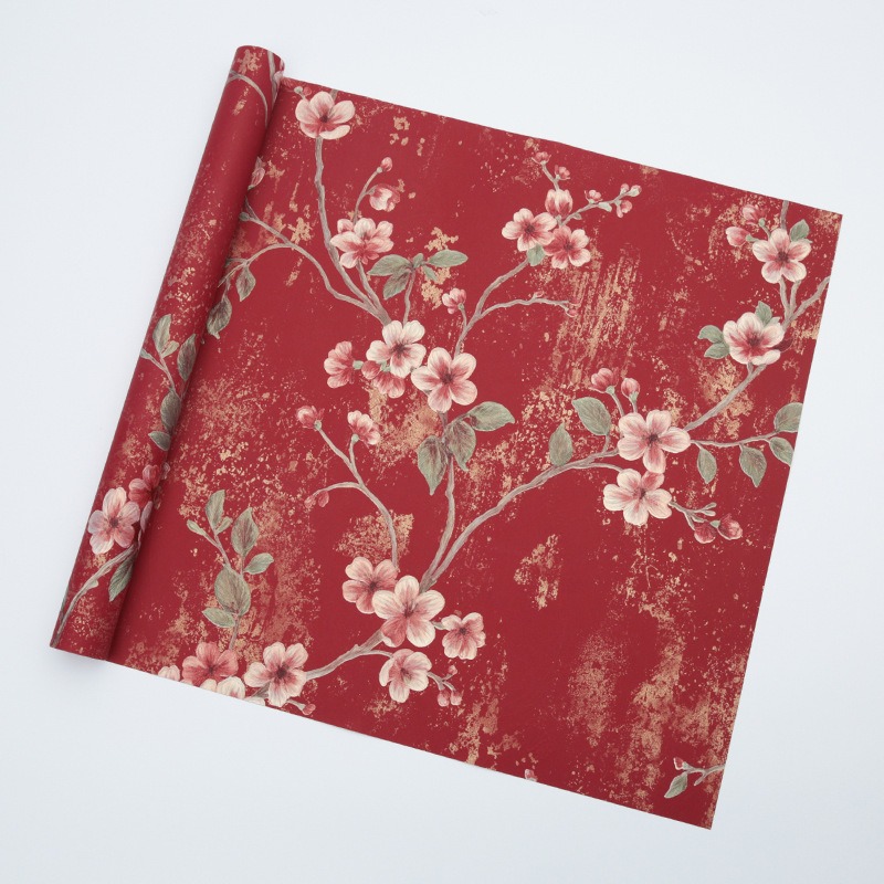 Nuevo papel de arte estampado en caliente con relieve, papel de regalo romántico para ramos de flores, papel Fenghua impermeable de alta gama para empaque de flores