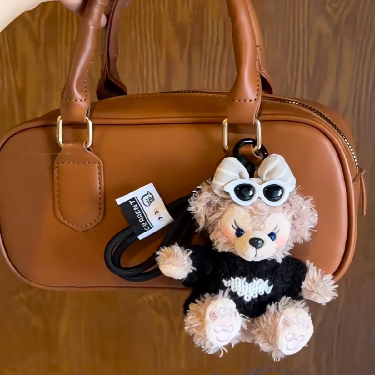 Nuevo Shirley May brownie correa pantalones bolsos colgantes lindos muñecas de peluche osos muñecos colgantes llaveros